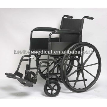 Black powder coating steel manual active wheelchair BME4611D